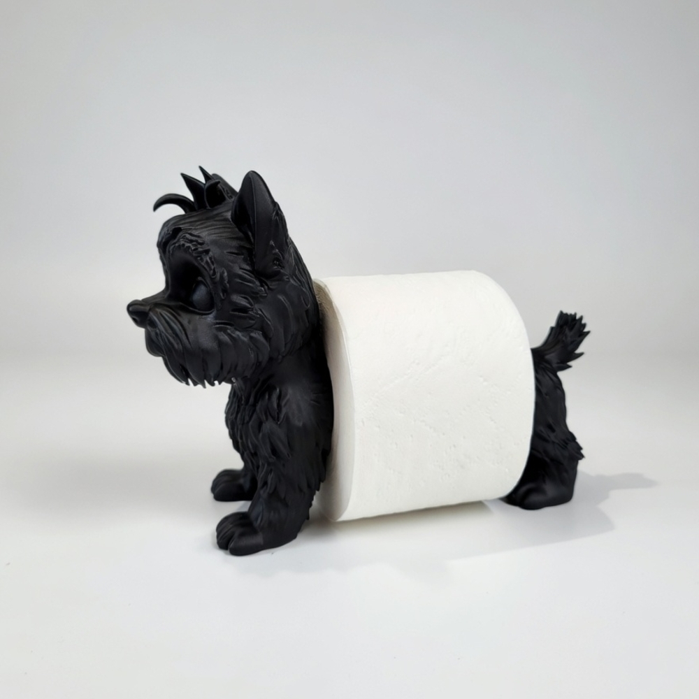 Yorkie Toilet Paper Holder